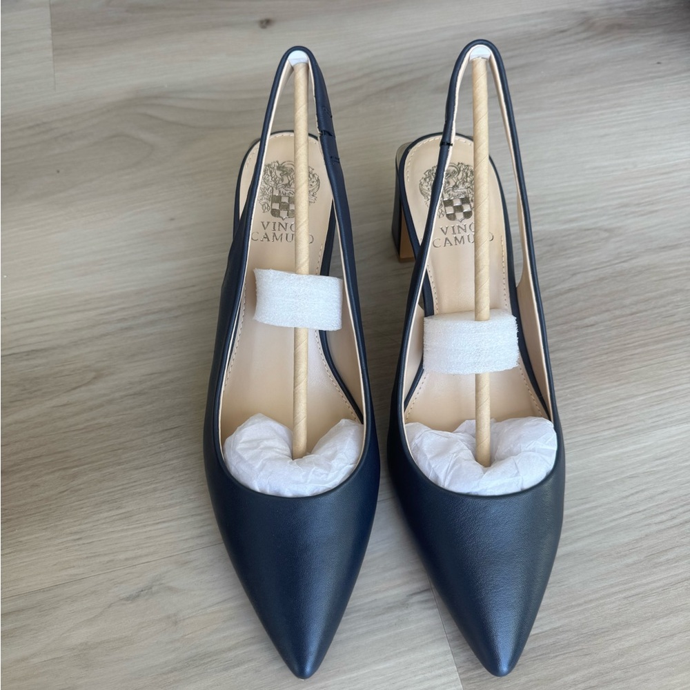 Vince Camuto Hamden Pump Deep Navy 9.5